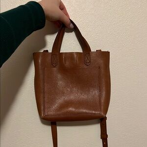 Madewell Transport Tote Small Leather Crossbody Bag